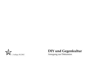SUb Broschüre - DIY und Gegenkultur- 05-2012
