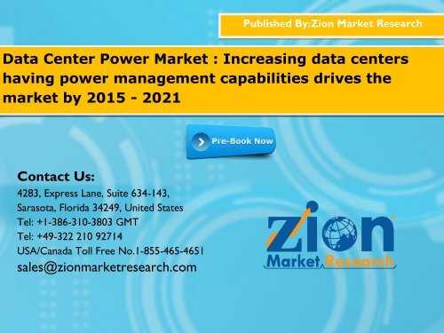 Data Center Power Market