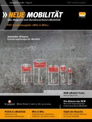 NEUE MOBILITÄT Sonderausgabe Who is Who