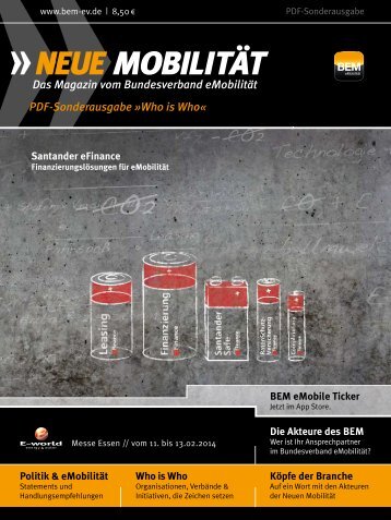 NEUE MOBILITÄT Sonderausgabe Who is Who