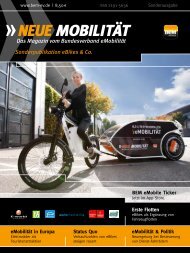 NEUE MOBILITÄT  Sonderausgabe eBikes & Co.