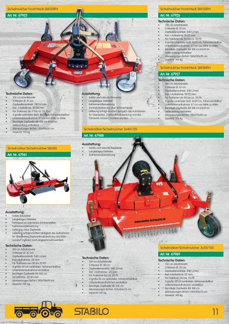 STABILO - Land- & Forstwirtschaft 2016/17 Katalog