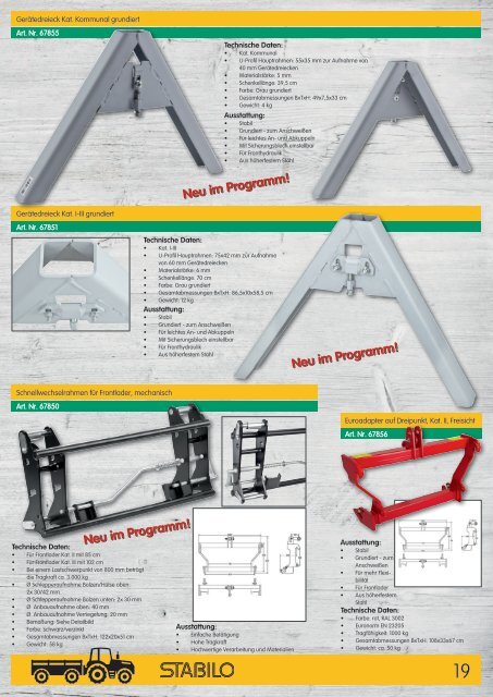 STABILO - Land- & Forstwirtschaft 2016/17 Katalog
