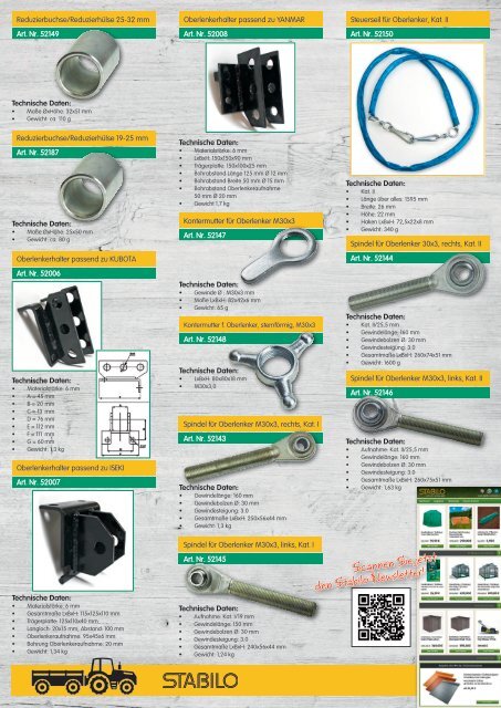 STABILO - Land- & Forstwirtschaft 2016/17 Katalog