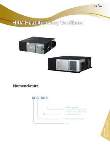 2016 ARV Sytems HRV