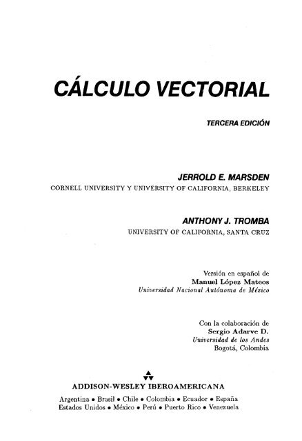 Calculo Vectorial