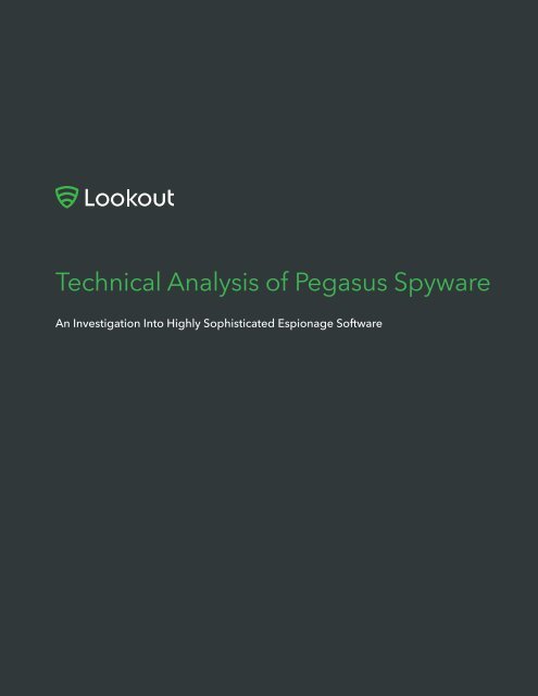Technical Analysis of Pegasus Spyware