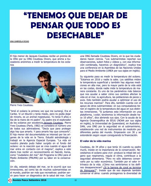 REVISTA PESCA SETIEMBRE 2016