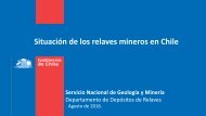 Situación de los relaves mineros en Chile