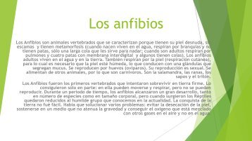 Los anfibios pdf