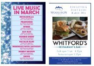 March 2016 Entertainment & Newsletter