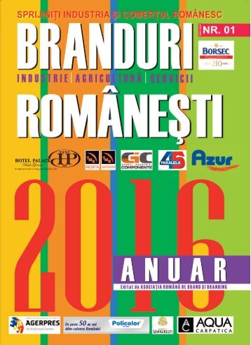 Anuarul Brandurilor Romanesti - editia 2016