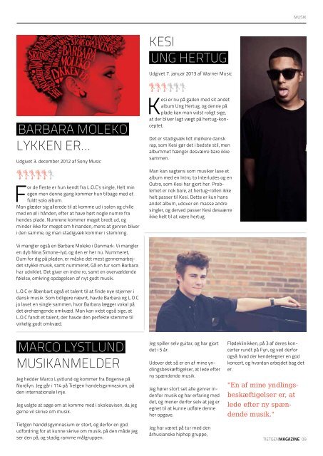 Tietgen Magazine #1