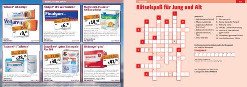 Angebotskatalog Adler Apotheke und Apotheke am Hansaplatz