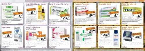 Angebotskatalog Adler Apotheke und Apotheke am Hansaplatz