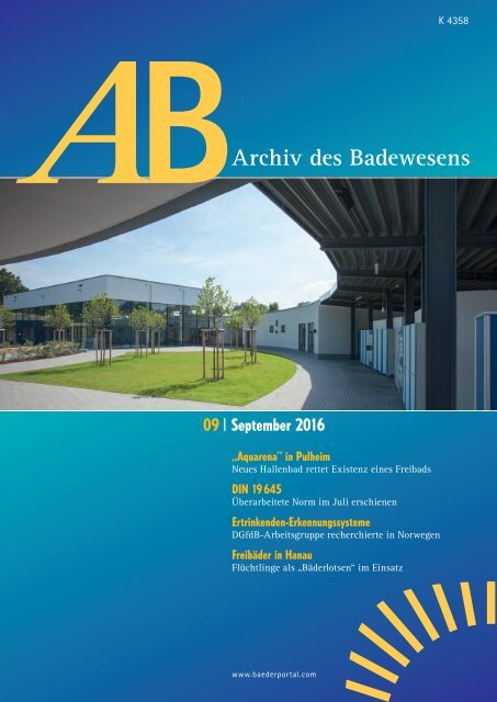 AB Archiv des Badewesens September 2016