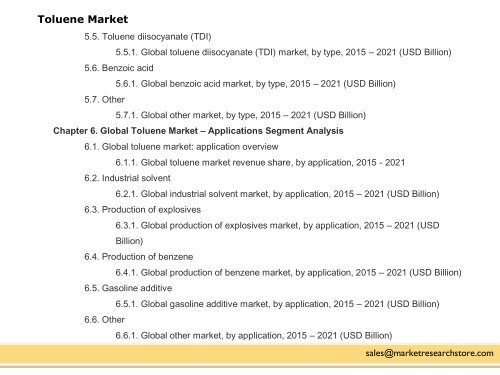 Toluene Market: Growing at a CAGR of 4.0% between 2016 and 2021