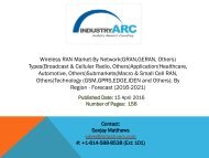 Wireless RAN Market: dominated by North America due to high investment for development of C RAN during 2016-2021.