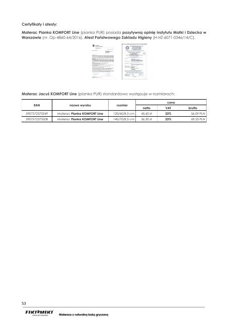 Katalog Materacyk