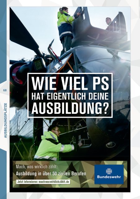 AUSBILDUNGSPLÄTZE - FERTIG - LOS | Schleswig-Holstein Nord | 4. Auflage | Ausgabe 2017/18