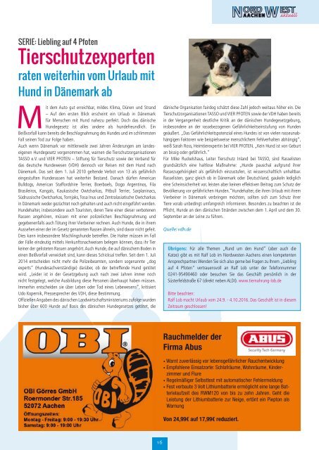 NordWest Aktuell - Ausgabe74 - WEB