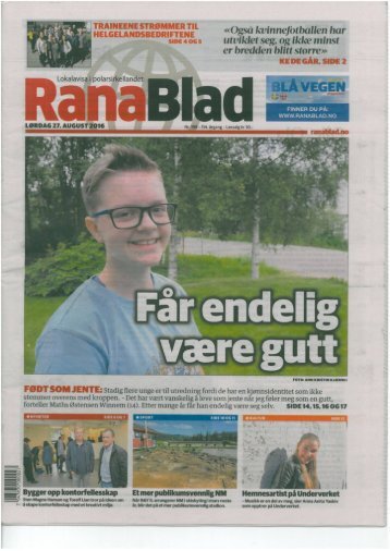 Får endelig være gutt