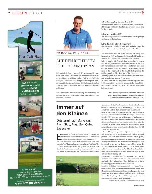 Die Inselzeitung Mallorca September 2016