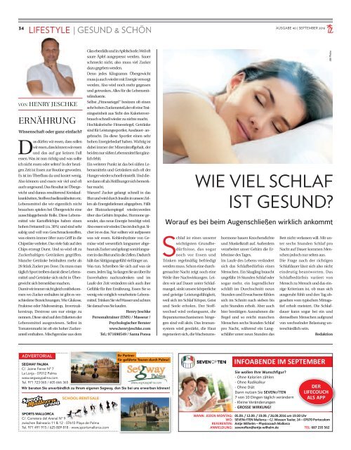 Die Inselzeitung Mallorca September 2016