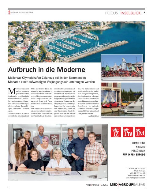 Die Inselzeitung Mallorca September 2016