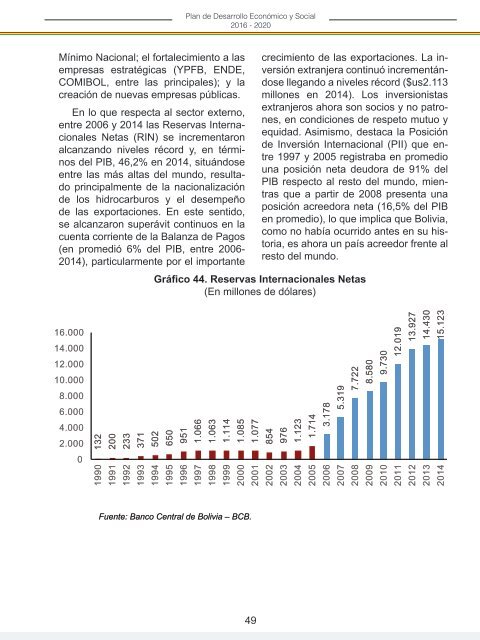 PLAN DE DESARROLLO ECONÓMICO Y SOCIAL