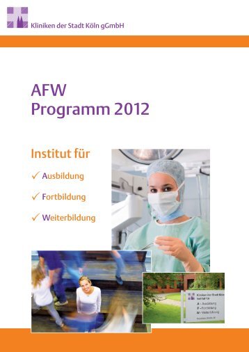 Bildungsprogramm 2012 - Kliniken der Stadt Köln gGmbH