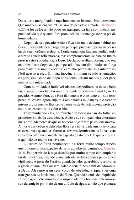 Patriarcas e Profetas Ellen G White [Version Portugues]