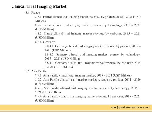 Clinical Trial Imaging Market Growing at a CAGR of 6.30% between 2016 and 2021