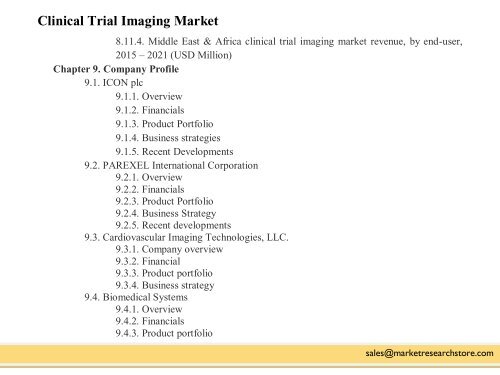 Clinical Trial Imaging Market Growing at a CAGR of 6.30% between 2016 and 2021