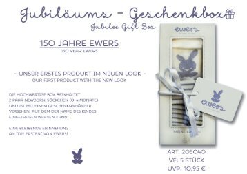 Jubiläums - Geschenkbox