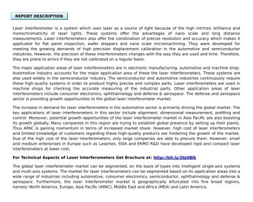 Laser Interferometer Market DOC