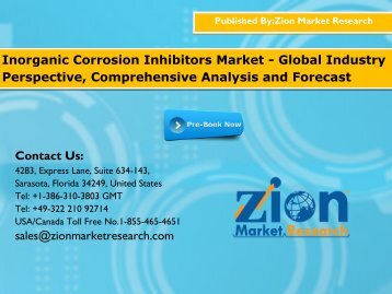 Inorganic Corrosion Inhibitors Market