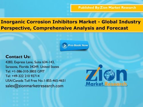 Inorganic Corrosion Inhibitors Market