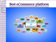 Best eCommerce platform 