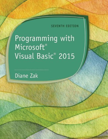 Programming with Microsoft Visual Basic 2015 [-PUNISHER-]