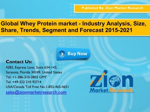 Whey Protein market