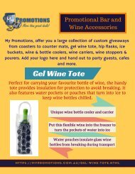 Trendy Promotional Bar and Wine Accessories
