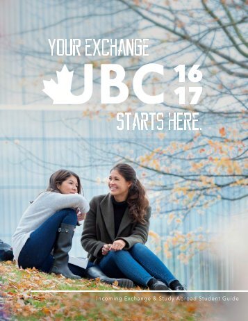 UBC Exchange Student Guide 2016-17