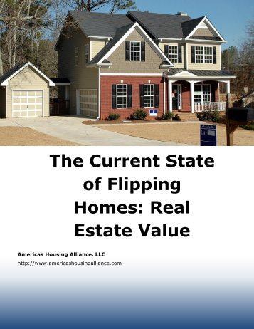 The Current State of Flipping Homes Real Estate Value