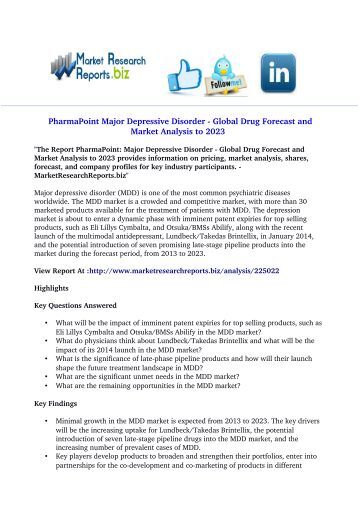 pharmapoint major depressive disorder us Not only does this integration improve patient outcomes and satisfaction, but it also provides a needed source of ancillary income in today's world of declining. pharmapoint major depressive disorder us Not only does this integration improve patient outcomes and satisfaction, but it also provides a needed source of ancillary income in today's world of declining.