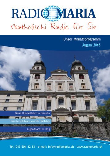 Radio Maria Schweiz - August 2016