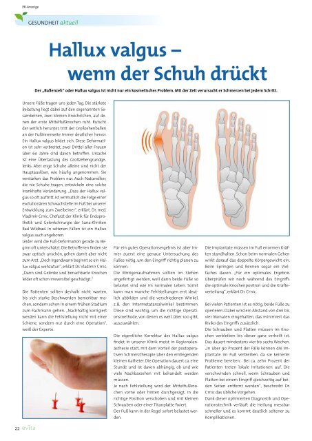 Evita-Magazin September-November 2016