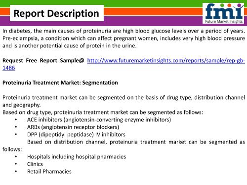 Proteinuria Treatment Market Forecast and Segments, 2016-2026