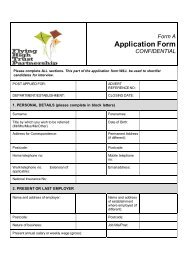 FHT Application Form - Support Staff