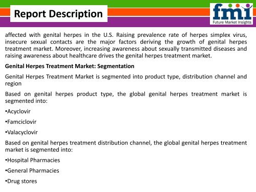 Genital Herpes Treatment Market Genital Herpes Treatment Market Growth and Segments,2016-2026